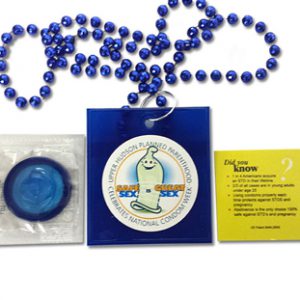 Custom Health Awareness Mardi Gras Beads