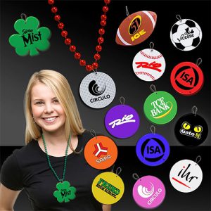 One-Color Imprint Mardi Gras Beads