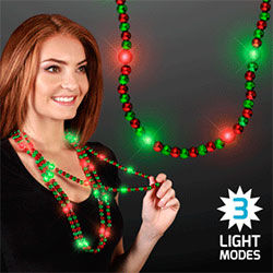 Mardi Gras LED Beads-Solid Strands view 8