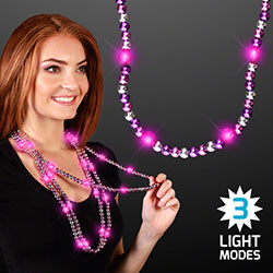 Mardi Gras LED Beads-Solid Strands view 7