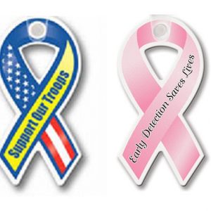 Full Color Awareness Ribbon Mardi Gras Bead view 2