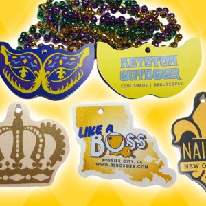 Standard Shape Mardi Gras Beads view 2