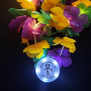 Custom BIG LED Mardi Gras Beads view 2