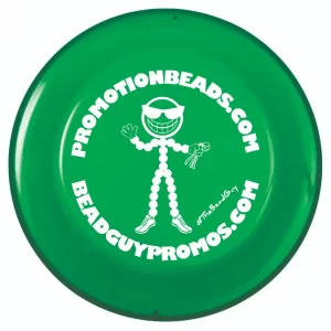 Custom 9 Inch Frisbee Flyers custom Mardi Gras beads by PromotionBeads.com view 4