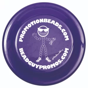 Custom 9 Inch Frisbee Flyers custom Mardi Gras beads by PromotionBeads.com view 5