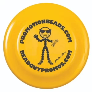Custom 9 Inch Frisbee Flyers custom Mardi Gras beads by PromotionBeads.com view 6