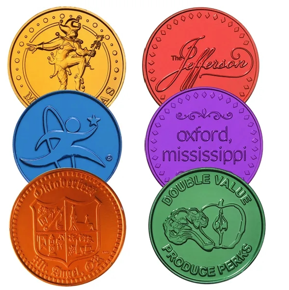 Custom Aluminum Mardi Gras Doubloons