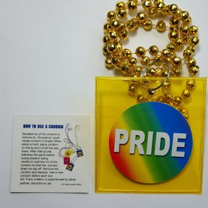 Patented Carnival Condom Beads™ custom Mardi Gras beads by PromotionBeads.com view 4