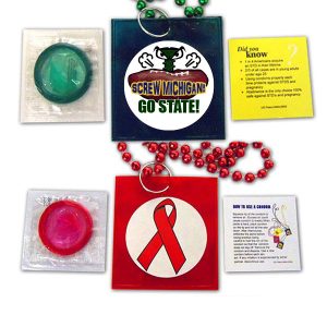 Condom Beads Mardi Gras Beads