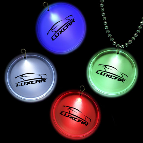 2 inch Clear LED Mardi Gras Beads
