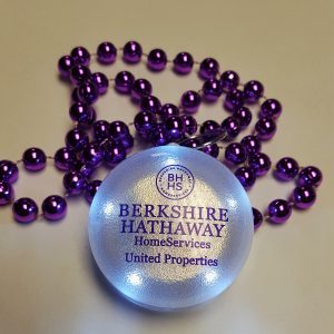 Custom BIG LED Mardi Gras Beads view 8