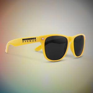 Custom retro style sunglasses by PromotionBeads.com view 4