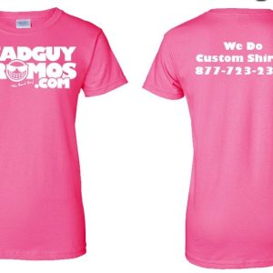 Custom screen printed T-shirt from PromotionBeads.com view 3