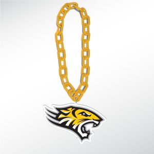 Custom shape styrene chain link Mardi Gras bead by PromotionBeads.com view 6