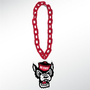 Custom shape styrene chain link Mardi Gras bead by PromotionBeads.com view 3