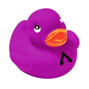Custom Rubber Ducks custom Mardi Gras beads by PromotionBeads.com view 2