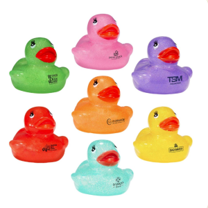 Custom Rubber Ducks custom Mardi Gras beads by PromotionBeads.com view 3