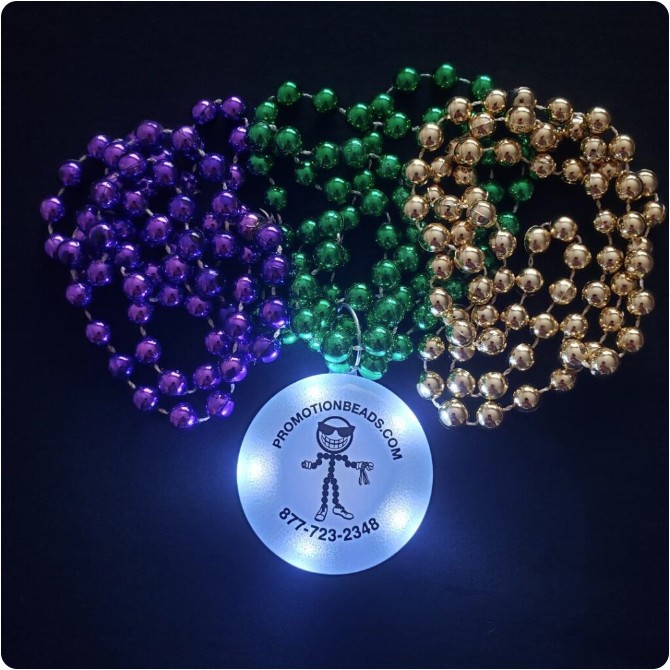 LED Mardi Gras Beads