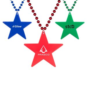 One Color Imprint Custom Shapes custom Mardi Gras beads by PromotionBeads.com view 6