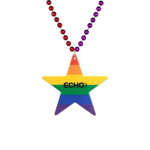 One Color Imprint Custom Shapes custom Mardi Gras beads by PromotionBeads.com view 8