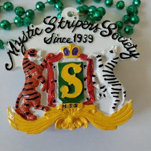 Over Seas Custom Shape LED Medallion custom Mardi Gras beads by PromotionBeads.com view 2